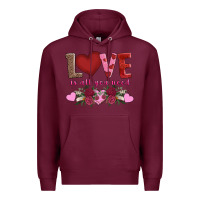 Love Is All You Need Premium Hoodie | Teevron