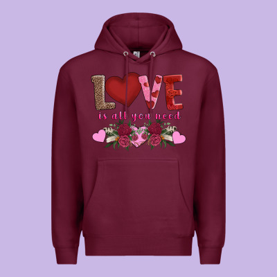 Love Is All You Need Premium Hoodie Designed By Adodesignshop