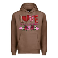 Chestnut love is all you need Premium Hoodie - AdoDesignShop