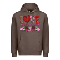 Coffee love is all you need Premium Hoodie - AdoDesignShop