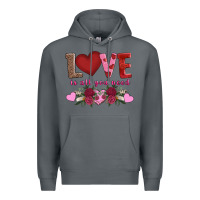 Rock love is all you need Premium Hoodie - AdoDesignShop