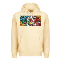 Pina Colada usa flag and mexico flag with sunflower and cowhide  license plate Premium Hoodie - Artiststas