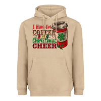 Mushroom i run on coffee and christmas cheer Heavyweight Hoodie - RanaPortraitStore