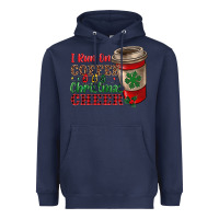 Navy i run on coffee and christmas cheer Heavyweight Hoodie - RanaPortraitStore