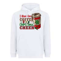 White i run on coffee and christmas cheer Heavyweight Hoodie - RanaPortraitStore