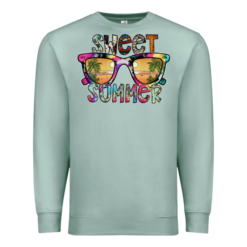 Sweet Summer Premium Sweatshirt by SublimationCraftShop | Teevron