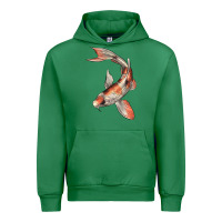 Emerald Koi Fish Urban Hoodie - LillyAllenDesigns