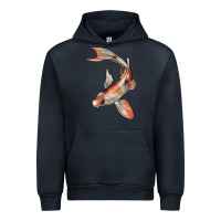 Navy Koi Fish Urban Hoodie - LillyAllenDesigns