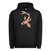 Pigment Black Koi Fish Urban Hoodie - LillyAllenDesigns