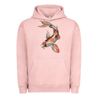 Pigment Salmon Koi Fish Urban Hoodie - LillyAllenDesigns