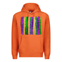 Carrot mardi gras brushstrokes Premium Hoodie - AdoDesignShop