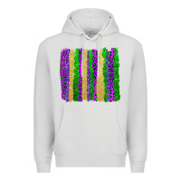 Mardi Gras Brushstrokes Premium Hoodie | Teevron
