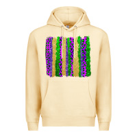 Pina Colada mardi gras brushstrokes Premium Hoodie - AdoDesignShop