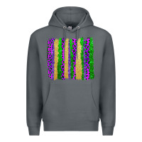Rock mardi gras brushstrokes Premium Hoodie - AdoDesignShop
