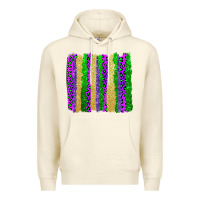 Sandshell mardi gras brushstrokes Premium Hoodie - AdoDesignShop