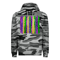 Slate Camo mardi gras brushstrokes Premium Hoodie - AdoDesignShop