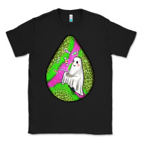 Black halloween ghost teardrop Classic Tee - BundleAndBundleShop