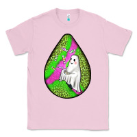 Bubblegum Pink halloween ghost teardrop Classic Tee - BundleAndBundleShop