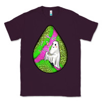 Plum halloween ghost teardrop Classic Tee - BundleAndBundleShop