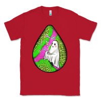 Red halloween ghost teardrop Classic Tee - BundleAndBundleShop