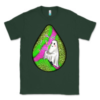 Sports Green halloween ghost teardrop Classic Tee - BundleAndBundleShop