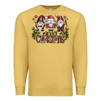 Antique Gold merry christmas Premium Sweatshirt - CowhideDigitalArt