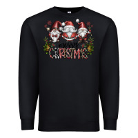 Black merry christmas Premium Sweatshirt - CowhideDigitalArt