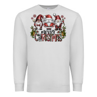 Dove Grey merry christmas Premium Sweatshirt - CowhideDigitalArt