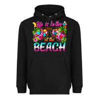 Black life is better at the beach Heavyweight Hoodie - texasbilliewilder