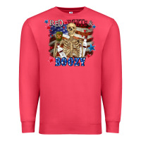 Cardinal Red white boozy 4th of july Premium Sweatshirt - CowGirlArtShop