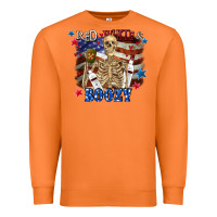 Carrot Red white boozy 4th of july Premium Sweatshirt - CowGirlArtShop