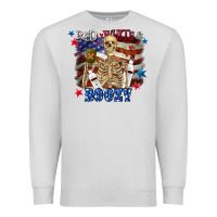 Dove Grey Red white boozy 4th of july Premium Sweatshirt - CowGirlArtShop