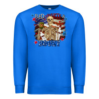 True Royal Red white boozy 4th of july Premium Sweatshirt - CowGirlArtShop