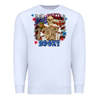 White Red white boozy 4th of july Premium Sweatshirt - CowGirlArtShop