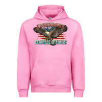 Fuchsia Pink legendary born free eagle Urban Hoodie - NancyCooperArtShop