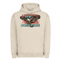 Pigment French Oak legendary born free eagle Urban Hoodie - NancyCooperArtShop