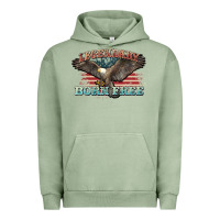 Pigment Oil Green legendary born free eagle Urban Hoodie - NancyCooperArtShop