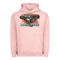Pigment Salmon legendary born free eagle Urban Hoodie - NancyCooperArtShop