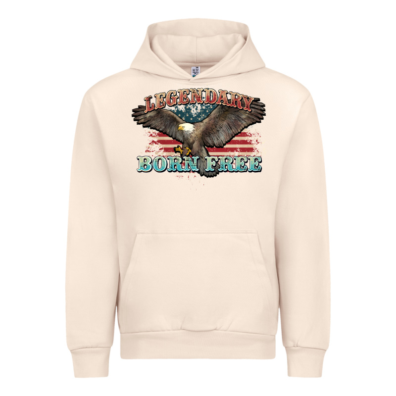 Legendary Born Free Eagle Urban Hoodie by NancyCooperArtShop | Teevron