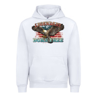 White legendary born free eagle Urban Hoodie - NancyCooperArtShop