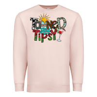 Pale Pink tanned and tipsy Premium Sweatshirt - SublimationCraftShop
