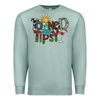 Seafoam tanned and tipsy Premium Sweatshirt - SublimationCraftShop