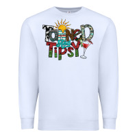 White tanned and tipsy Premium Sweatshirt - SublimationCraftShop