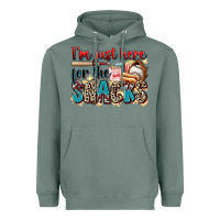 Sage i'm just here for the snacks Heavyweight Hoodie - Zillion Design Studio