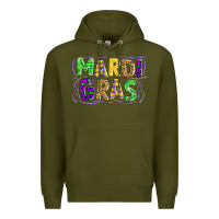 Army Green mardi gras Premium Hoodie - AdoDesignShop
