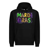 Black mardi gras Premium Hoodie - AdoDesignShop