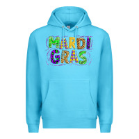 Ocean Blue mardi gras Premium Hoodie - AdoDesignShop