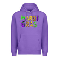 Purple mardi gras Premium Hoodie - AdoDesignShop