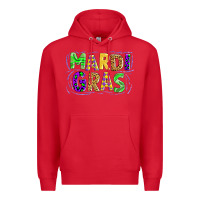Red mardi gras Premium Hoodie - AdoDesignShop