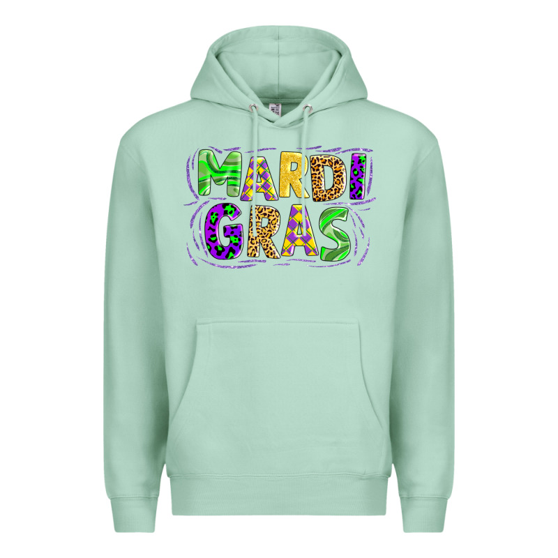 Mardi Gras Premium Hoodie by AdoDesignShop | Teevron